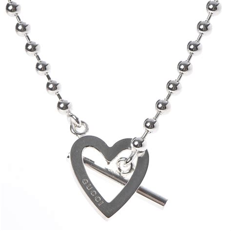 gucci anelli toggle heart|gucci necklace with heart pendant.